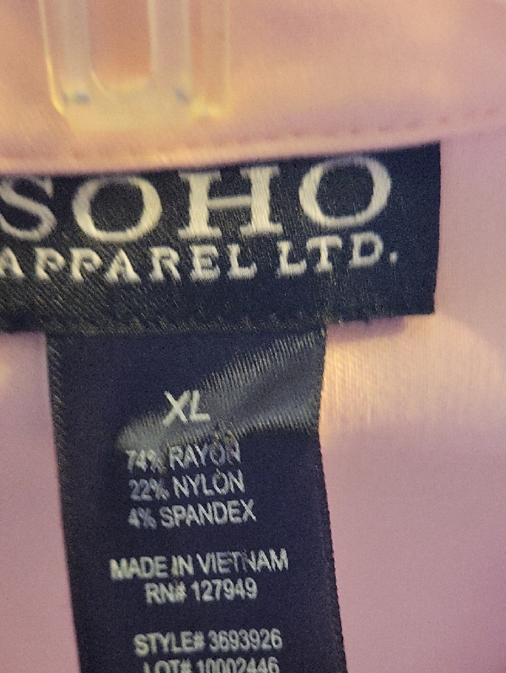 Soho Apparel Light Pink Single-Button Blazer - Picture 5 of 5